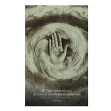 Kahlil Gibran's The Prophet Oracle Deck - sample card