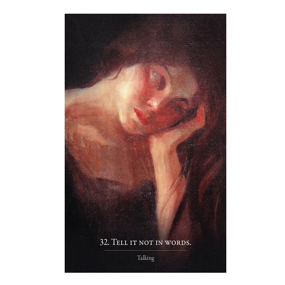 Kahlil Gibran's The Prophet Oracle Deck - sample card