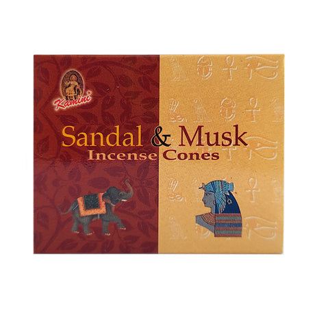 Kamini Sandal and Musk Incense Cones