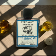 Keep Away Troubles Wish Oil anointing oil bottle for spiritual work, blessing rituals, and protection use.