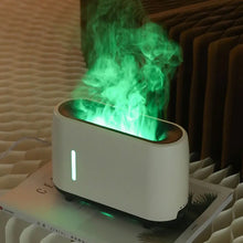 KINSCOTER aromatherapy flame diffuser device for essential oil use, home fragrance, and daily relaxation.