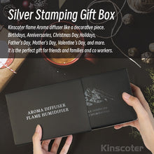 KINSCOTER flame mist diffuser for essential oils, room humidifying, and soothing meditation or yoga use.