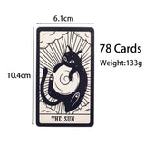 Kitten Tarot Deck spiritual card deck for tarot practice, energy reading, and mindful reflection.