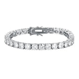 KNOBSPIN elegant moissanite wrist bracelet for chic fashion wear, wedding guest outfits, and gift giving.