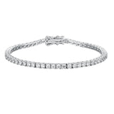 KNOBSPIN luxury moissanite bracelet for weddings, parties, and upscale fashion wear.