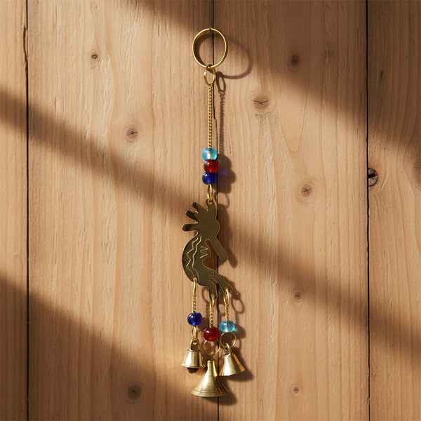 Kokopelli wind chime hanging