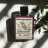 Aceite de deseos de poder y control 