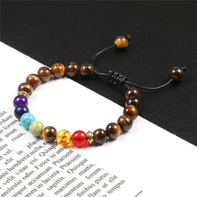 Lava stone 7 Chakra bead bracelet for energy alignment, aromatherapy diffusion, and mindful everyday use.