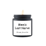 Lavender fragrance candle jar for bedroom ambiance, calming scent, and nighttime relaxation.