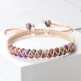 Layered African Jasper bead Chakra bracelet for chakra meditation, grounding support, and everyday gemstone jewelry use.