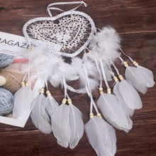 LED dream catcher wall decor with feathers for bedroom decoration, soothing nighttime glow, and cozy home accent use.