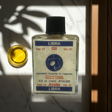 Libra Wish Oil bottle spiritual oil for balance, peace, and relationship intention rituals.