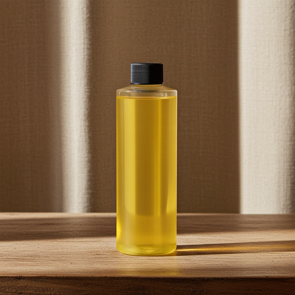 Lick Me All Over body oil bottle for moisturizing skin, massage, and daily scented body care.