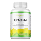 Lipozem appetite digestive support weight formula bottle for hunger management, digestive aid, and daily wellness support.