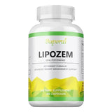 Lipozem weight management capsules bottle for appetite support, fat-burning goals, and everyday diet routines.