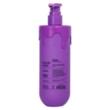 LIQUID KISS Fallen Angel Hyaluronic Acid Hydrating Body Wash 473ml purple bottle with pump on white background.