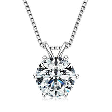 Lnngy fine moissanite solitaire pendant necklace for special occasions, layering with jewelry, and sophisticated wear.