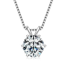Lnngy minimalist moissanite pendant necklace for casual outfits, workwear, and modern jewelry styling.