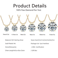 Lnngy solitaire moissanite pendant necklace for daily jewelry wear, special occasions, and timeless fashion.