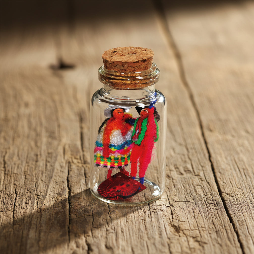 Love binding dolls spellbottle