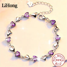Love Bracelet bracelet with purple and blue zircon stones for stylish daily wear and special occasion accessorizing.