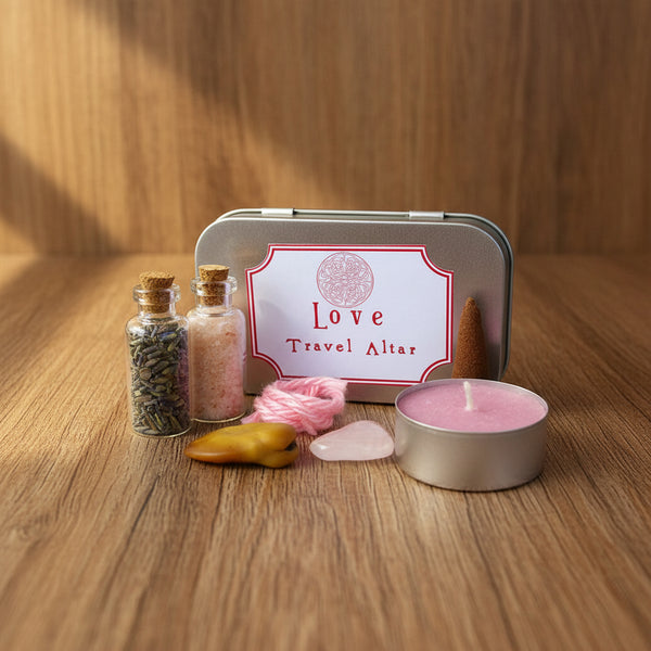 Love travel altar kit contents