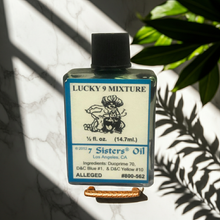 Lucky 9 Wish Oil Mixture bottle for spiritual wishing, altar work, and blessing rituals.