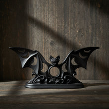 Lunaeca tea light holder lit with shadows
