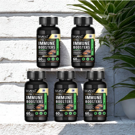 Maca Ginseng Testosterone Booster bottle for maca and ginseng support, men’s vitality care, and everyday supplement use.