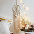 Macrame Dream Catcher for Eid wall hanging decor for festive home styling, Ramadan celebrations, and Eid room decoration.