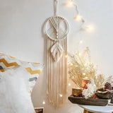 Macrame Dream Catcher for Eid wall hanging decor for festive home styling, Ramadan celebrations, and Eid room decoration.