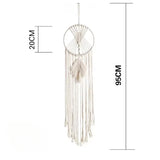 Macrame Eid Dream Catcher wall art for bohemian home decor, Eid celebration styling, and decorative hanging use.