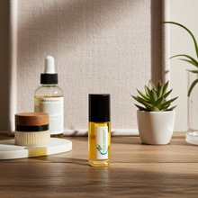 Mad About You Body Oil bottle — romantic black currant, peony, and jasmine, for daily skin care and feminine wear.