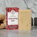 Madina Amazonian Brown Clay and Cranberry Seed Oil cleansing bar soap for skincare, bathing, and daily cleansing.