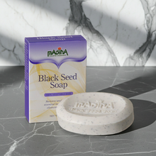 Madina Black Seed Soap cleansing bar for washing the skin, bathing, and everyday care.
