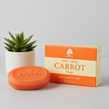 Madina Carrot cleansing bar soap for anti aging skincare, washing, and regular bathing.