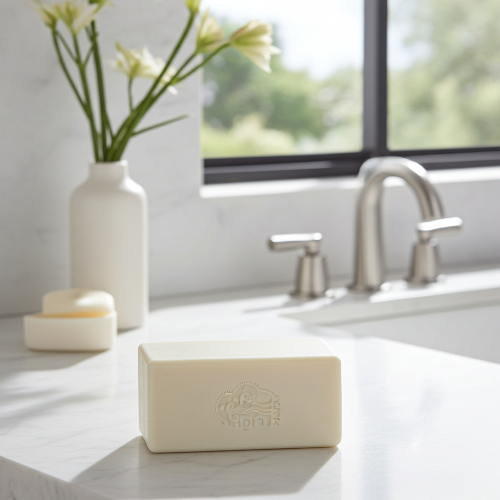 Madina Fig Honey soap bar displayed for daily washing and refreshing skin care.