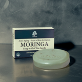 Madina Moringa herbal soap bar shown for gentle cleansing and personal care.