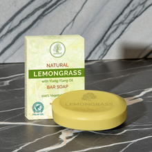 Madina Natural Lemongrass with ylang ylang oil bar soap for bathing, skin cleansing, and daily skincare use.