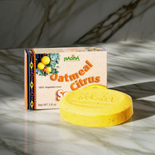 Madina Oatmeal Citrus soap bar for daily bathing, skin cleansing, and personal care use.