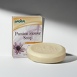 Bar of Madina Passion Flower Stress Relief Soap displayed for cleansing, relaxation, and daily bath use.