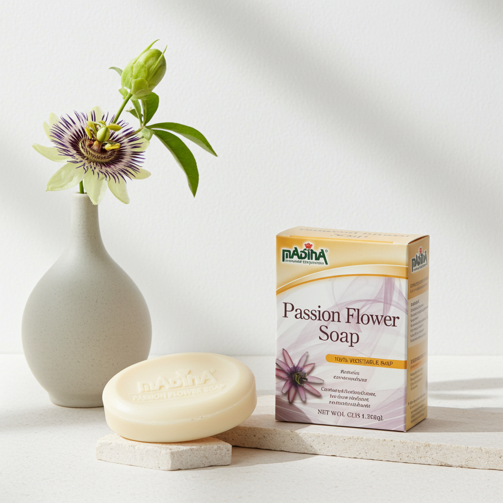 Madina Stress Relief Soap presented for daily cleansing and a soothing bath routine.