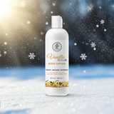 Madina Vanilla Sugar Nourishing Body Lotion bottle for daily moisturizing, softening skin, and keeping the body smooth and hydrated.