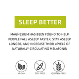 Magnesium Breakthrough mineral supplement bottle with capsules for calm mood support, mental focus, and daily balance.