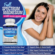 Magnesium Complex 1000mg Capsules for relaxation, bone health, and daily wellness routine.
