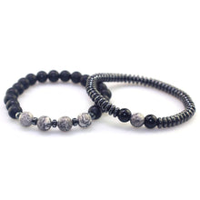 Magnetic joint-comfort bracelet with hematite beads, stretch wrist bracelet for soothing comfort and everyday comfort.