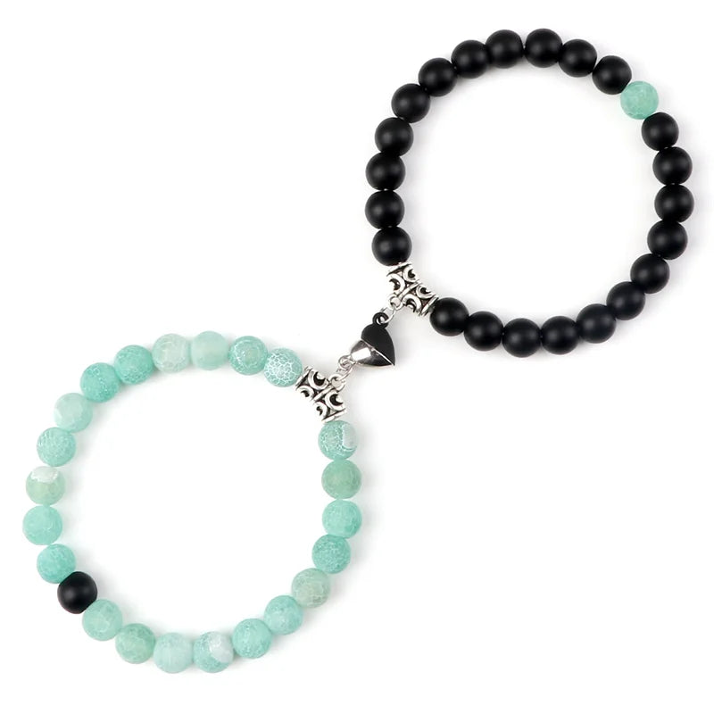 Magnetic Heart Couple Bracelets for long-distance relationships, emotional connection, and meaningful daily accessory wear.