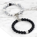 Magnetic Heart Couple Bracelets set for matching couples wear, relationship gifting, and everyday romantic styling.