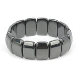 Magnetic Hematite beaded wrist bracelet unisex jewelry for regular wear, outfit coordination, and minimalist wrist styling.