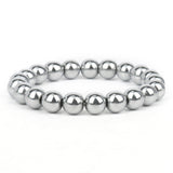 Magnetic Hematite jewelry bracelet for men and women to wear for everyday styling, simple fashion use, and neutral accessory pairing.